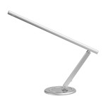 Lampa lampka bezcieniowa LED 10W ALL4LIGHT SLIM na biurko do pedicure manicure srebrna aluminium 