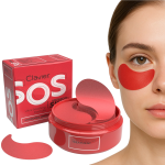 Płatki żelowe pod oczy Clavier SOS undereye SKIN przeciwzmarszczkowa kuracja regenerująca odbudowa i regeneracja 60szt.